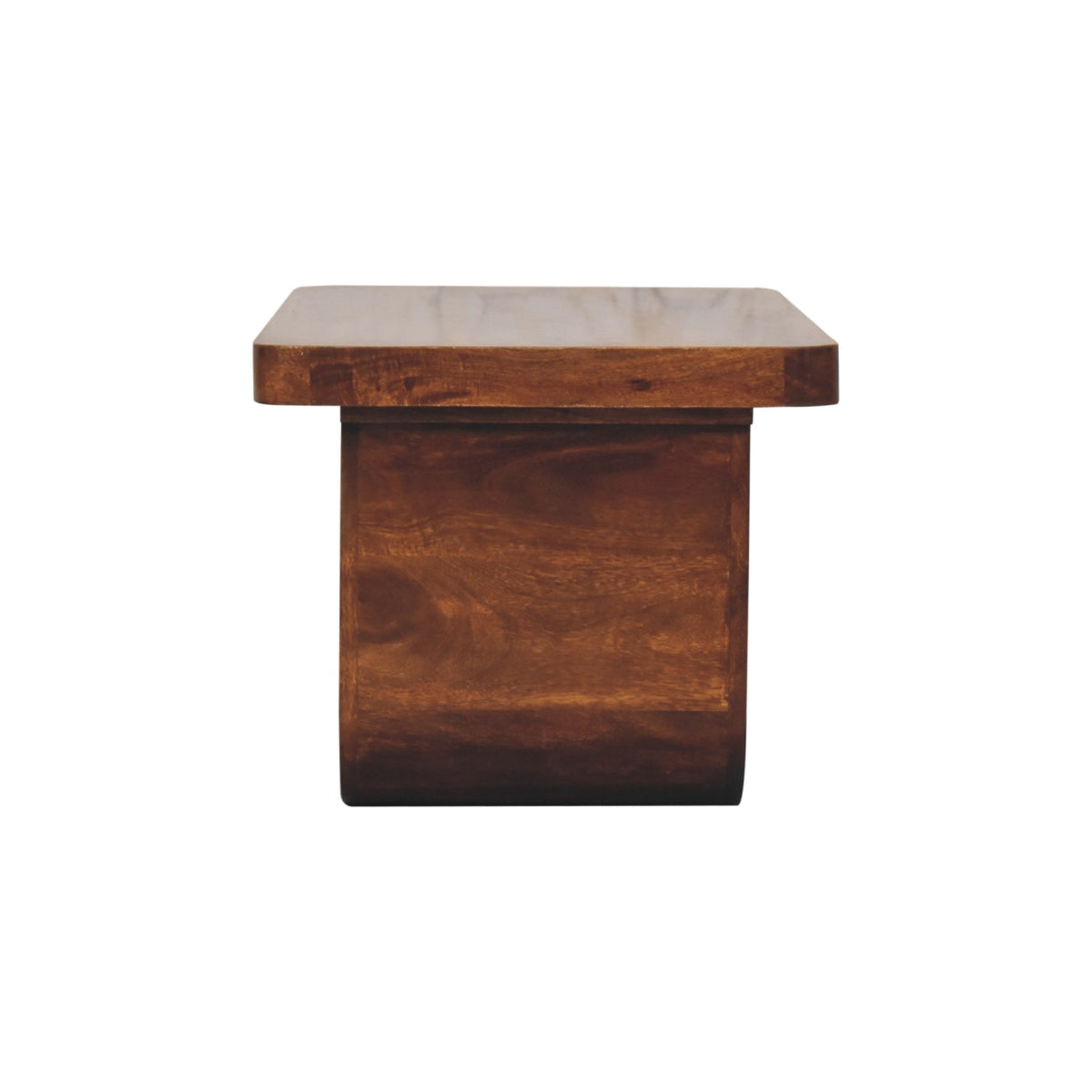 Boulder Chestnut Solid Wood Coffee Table