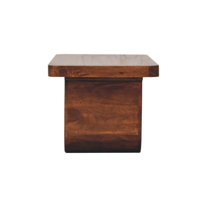 Boulder Chestnut Solid Wood Coffee Table