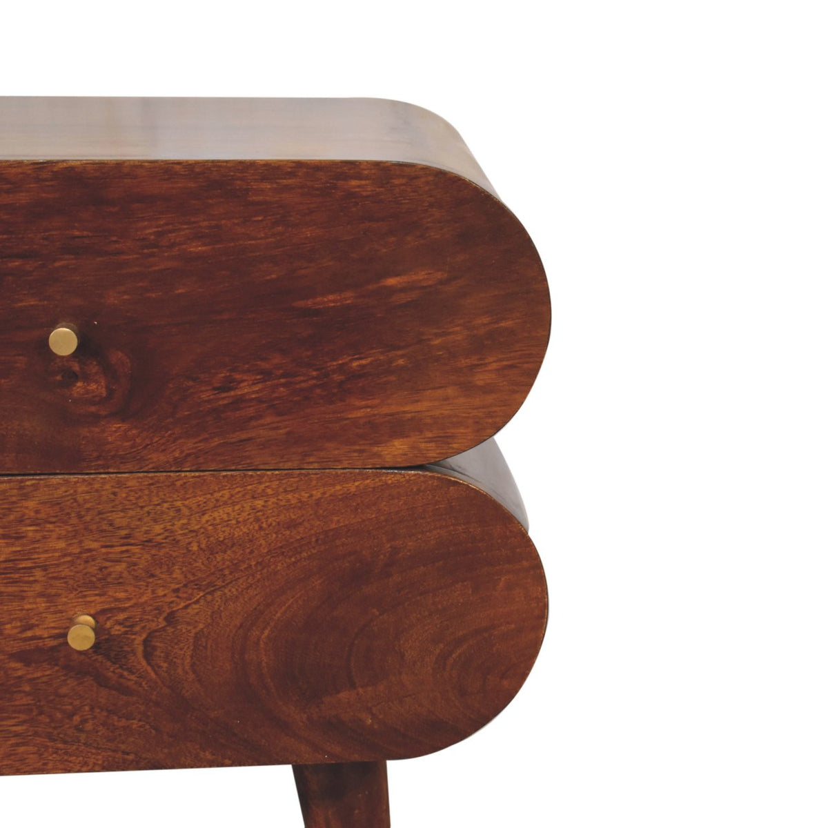 Chestnut Ridge Bubble 2 Drawer Nightstand