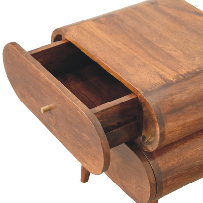 Chestnut Ridge Bubble 2 Drawer Nightstand