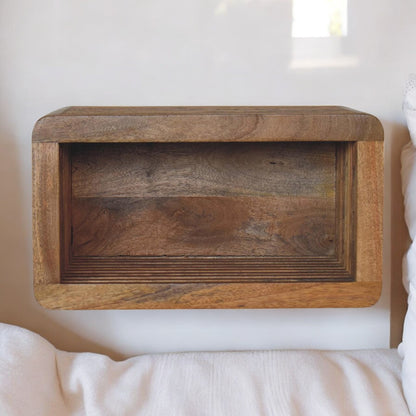 Portland Solid Wood Floating Nightstand