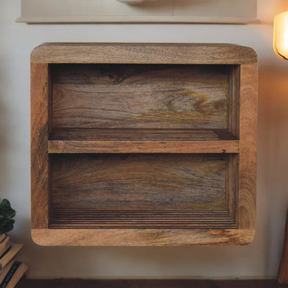 Portland 2 Shelf Floating Nightstand
