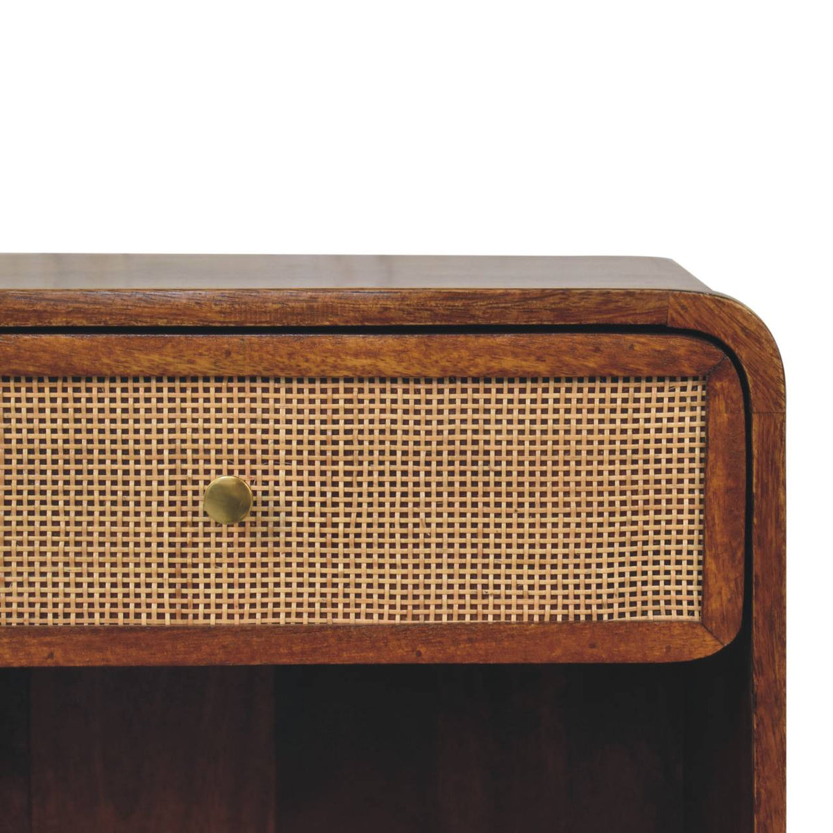 Malibu Rattan Woven 1 Drawer Nightstand