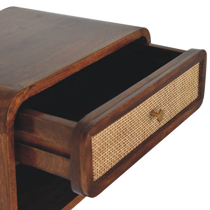 Malibu Rattan Wall Mount Woven Nightstand