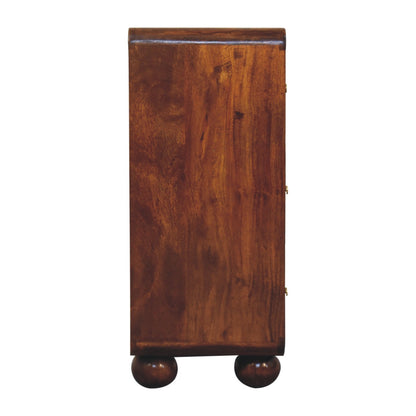 Malibu Rattan Woven 3 Drawer Wood Chest