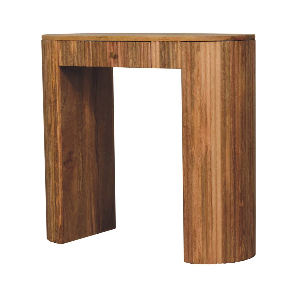 Portland Solid Wood 1 Drawer Console Table