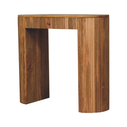 Portland Solid Wood 1 Drawer Console Table