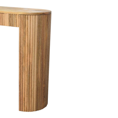 Portland Solid Wood 1 Drawer Console Table