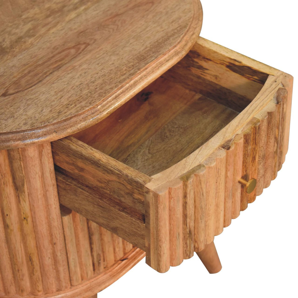 Portland Solid Wood Nordic Nightstand