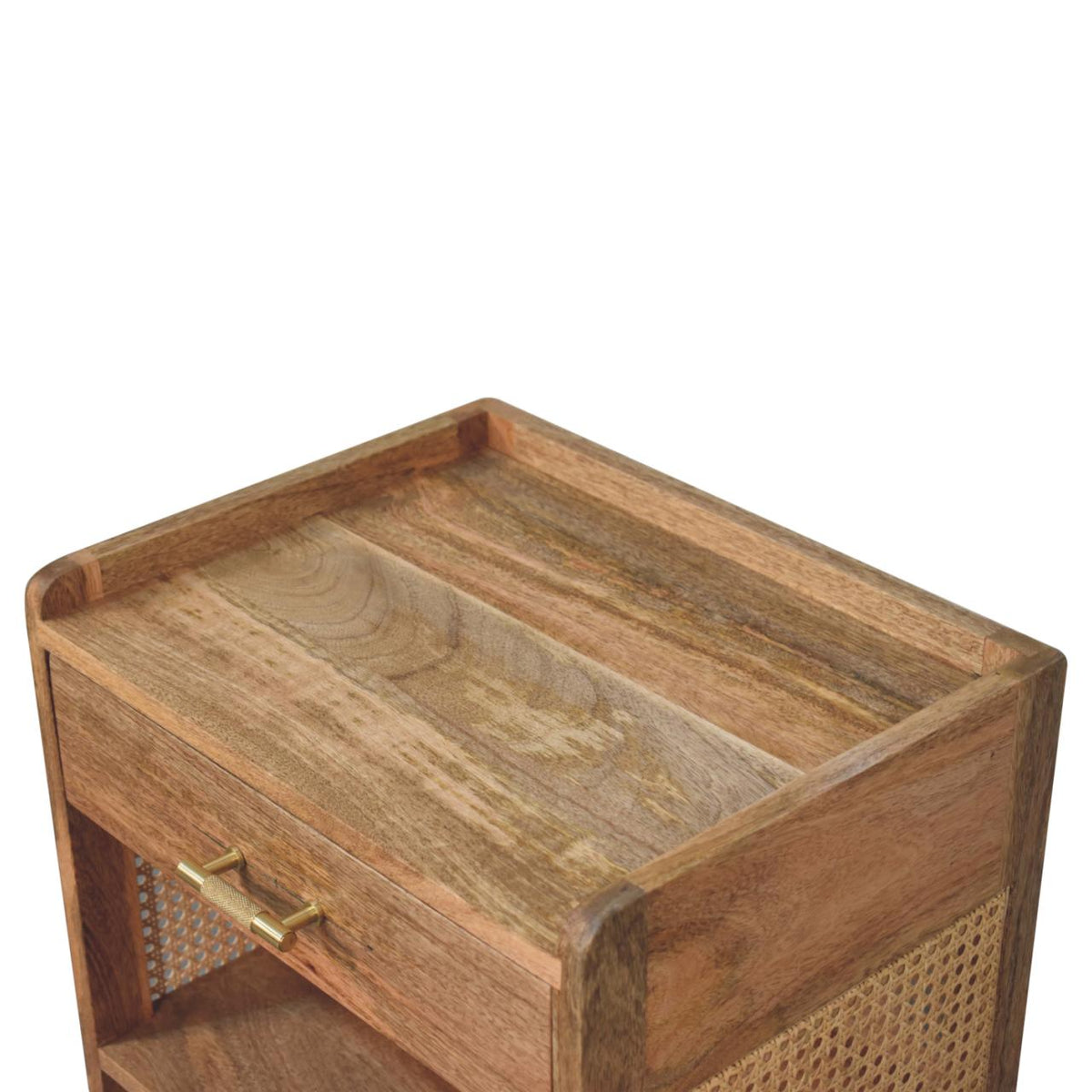 Malibu Rattan T-Bar Open Nightstand