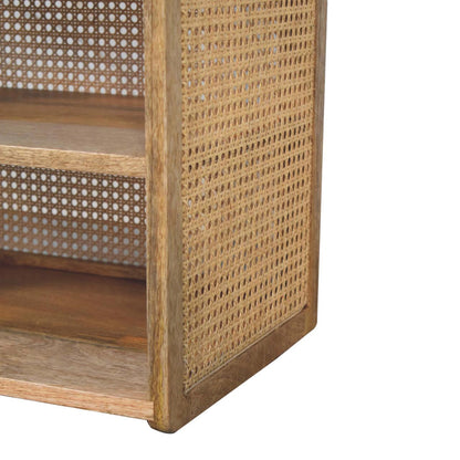 Malibu Rattan T-Bar Open Nightstand