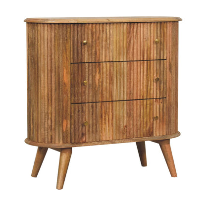 Portland Solid Wood 3 Drawer Chest