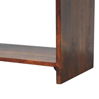 Dallas Slim Chestnut 3 Drawer Media Console