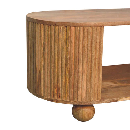 Portland Solid Wood Ball Coffee Table