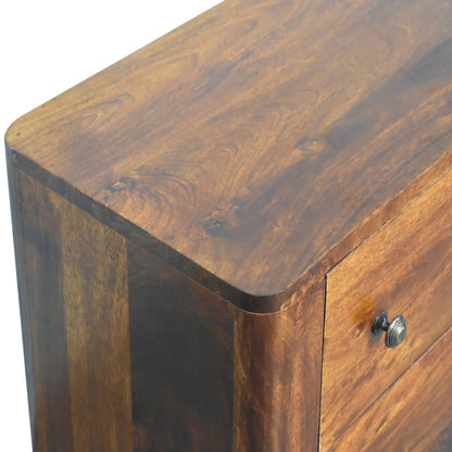 Chestnut Ridge Bera 3 Drawer Wood Chest