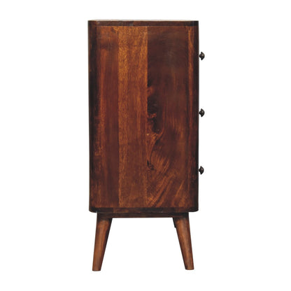 Chestnut Ridge Bera 3 Drawer Wood Chest
