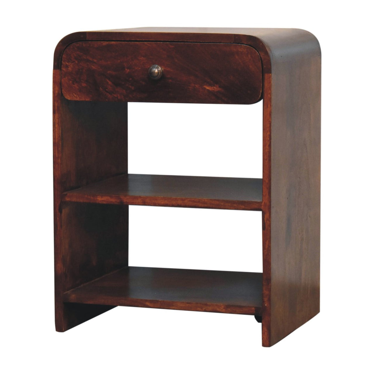 Dallas Solid Wood 1 Drawer Nightstand