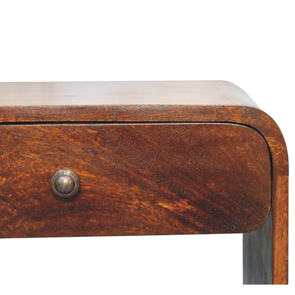 Dallas Solid Wood 1 Drawer Nightstand