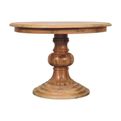 Georgetown Turned Pedestal Wood Dining Table