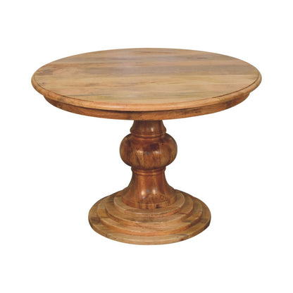Georgetown Turned Pedestal Wood Dining Table