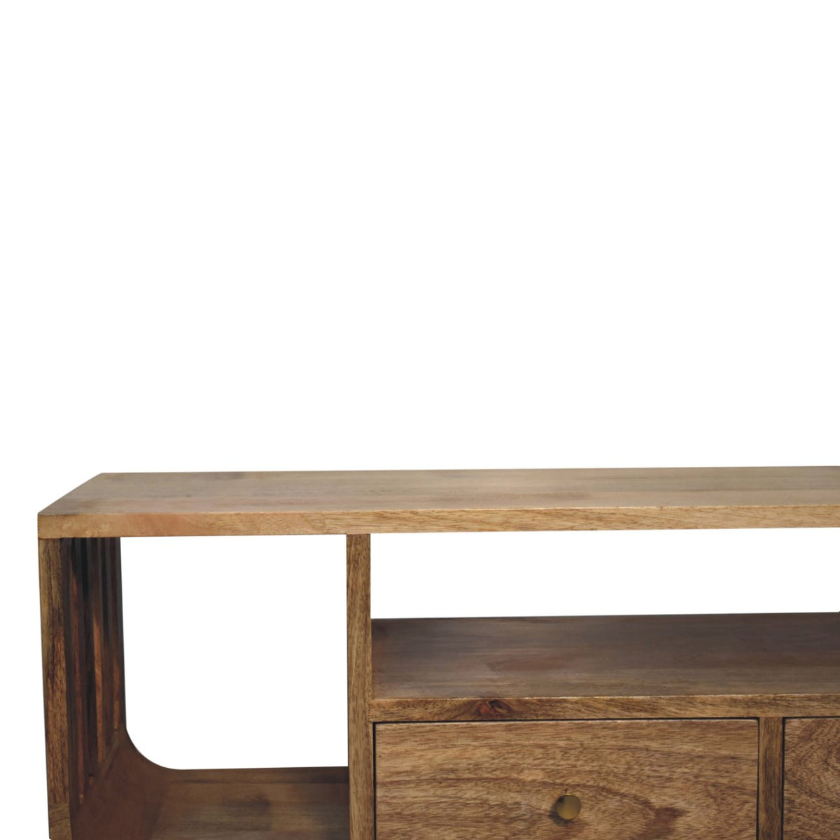 Portland Solid Wood 2 Drawer TV Console