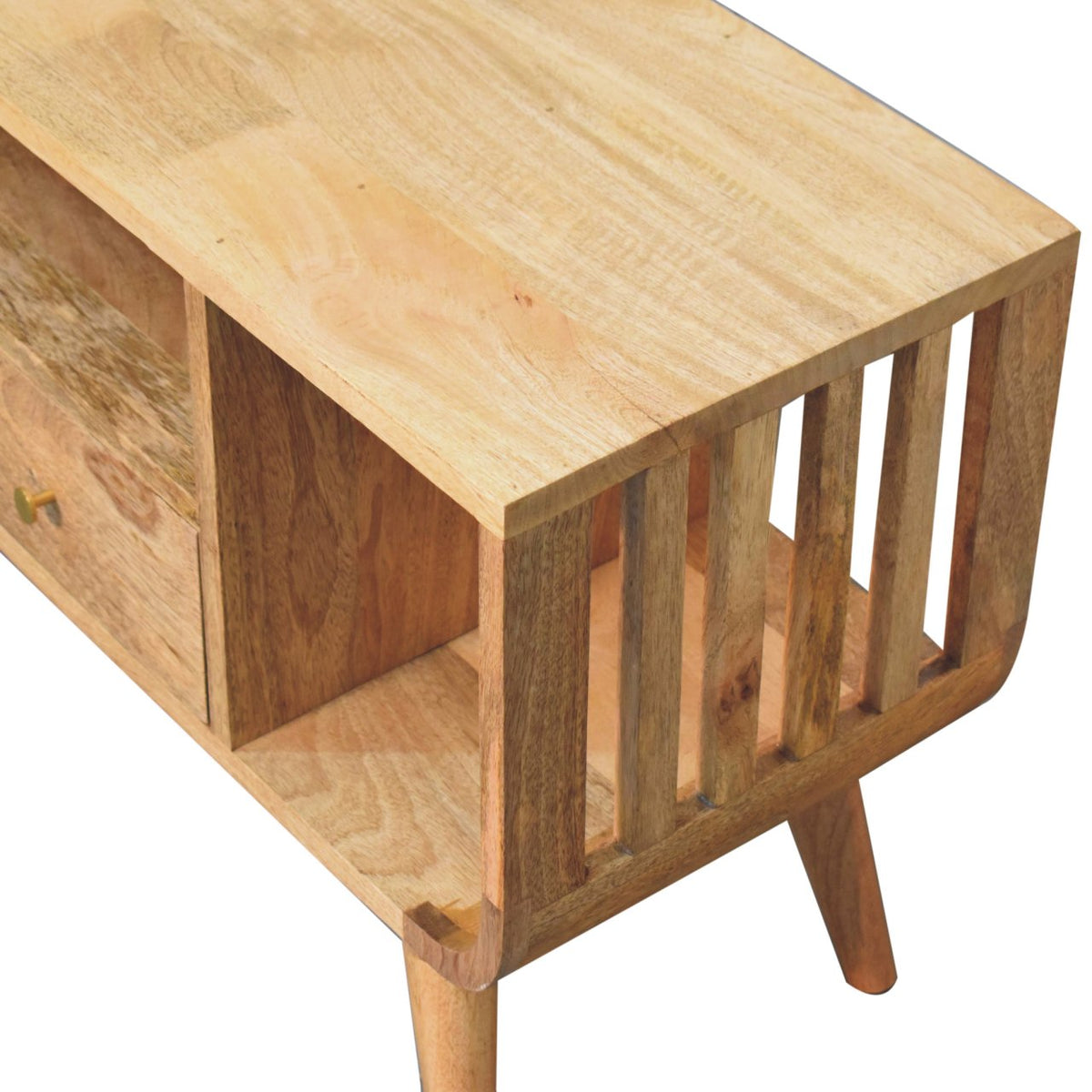 Portland Solid Wood 2 Drawer TV Console