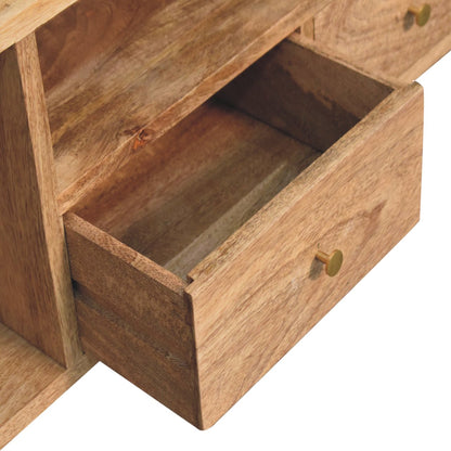 Portland Solid Wood 2 Drawer TV Console
