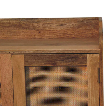 Malibu Rattan T-Bar Cabinet