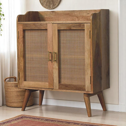 Malibu Rattan T-Bar Cabinet