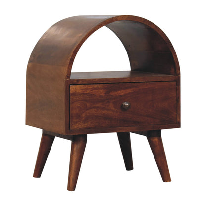 Chestnut Ridge 1 Drawer Dome Nightstand