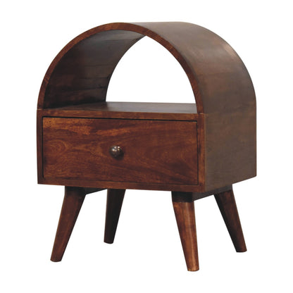 Chestnut Ridge 1 Drawer Dome Nightstand