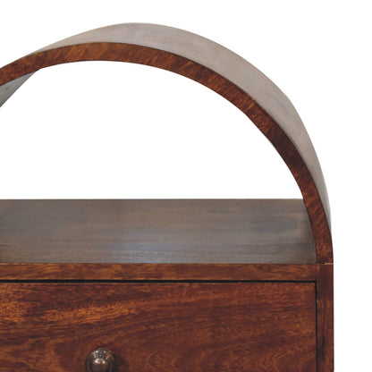 Chestnut Ridge 1 Drawer Dome Nightstand