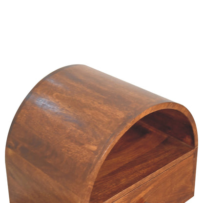 Chestnut Ridge 1 Drawer Dome Nightstand