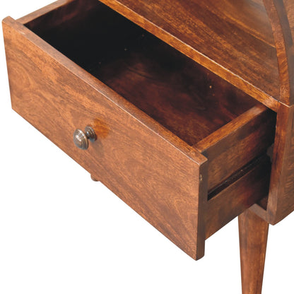 Chestnut Ridge 1 Drawer Dome Nightstand