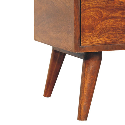 Chestnut Ridge 1 Drawer Dome Nightstand