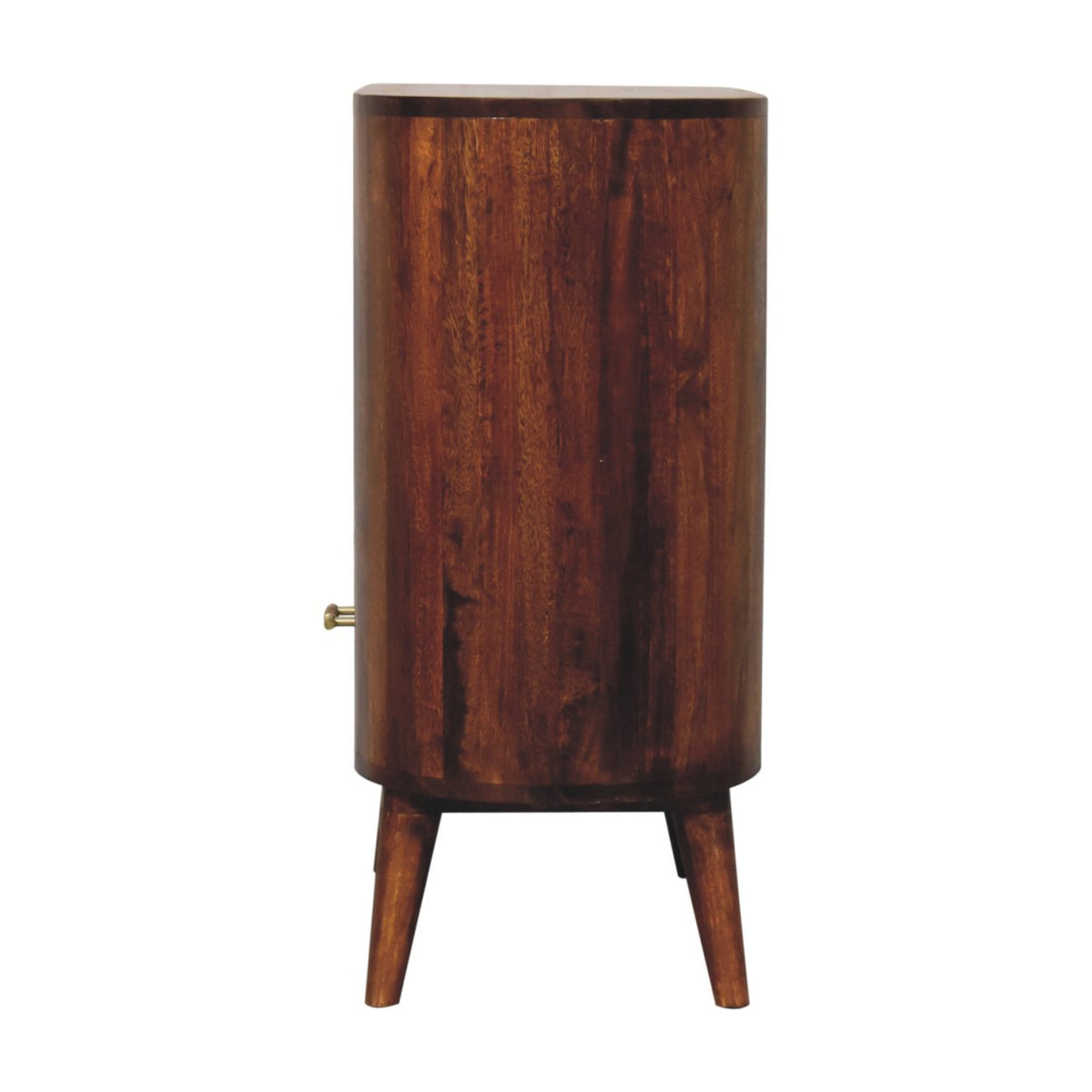 Camden Chestnut Open Slot Storage Cabinet