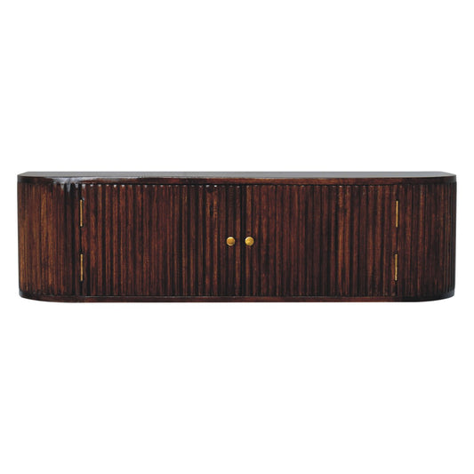 Boulder Chestnut Floating Wall Console