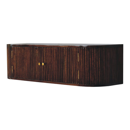 Boulder Chestnut Floating Wall Console