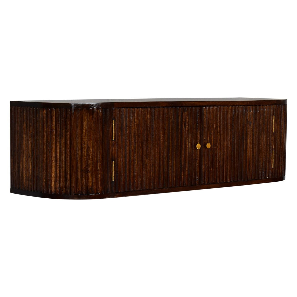 Boulder Chestnut Floating Wall Console
