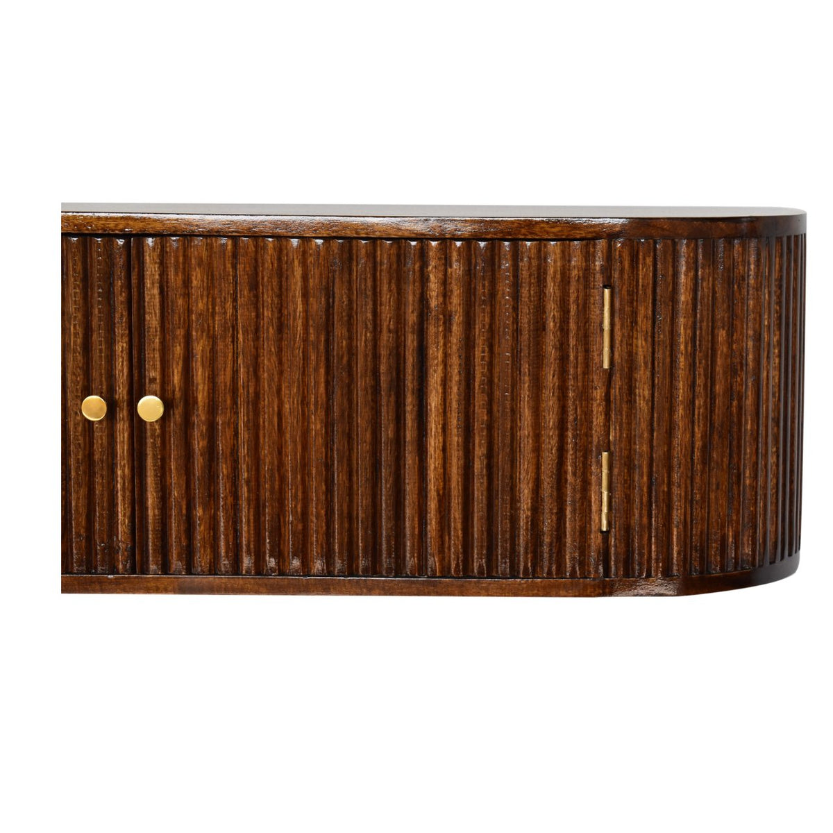 Boulder Chestnut Floating Wall Console