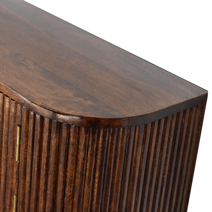 Boulder Chestnut Floating Wall Console