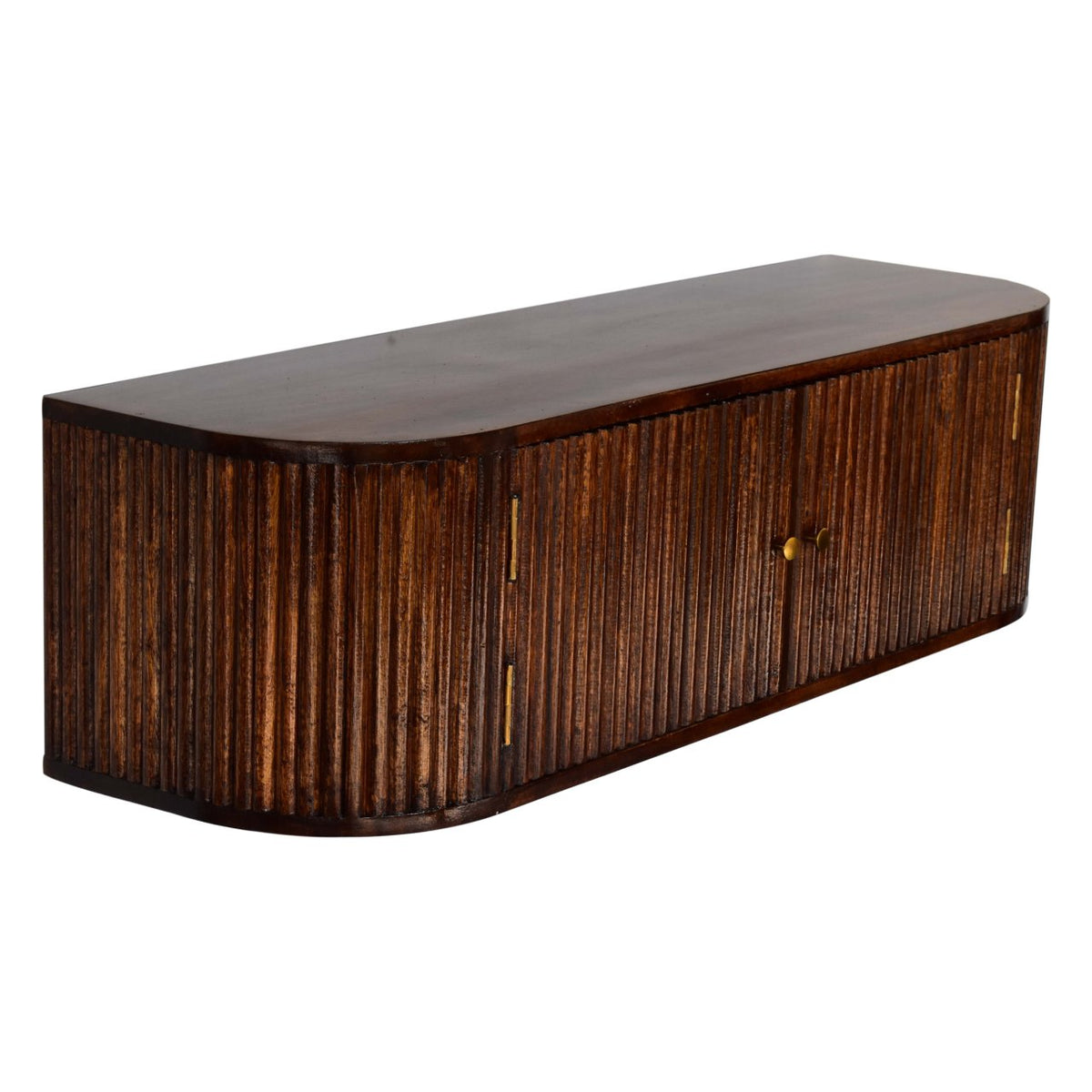 Boulder Chestnut Floating Wall Console