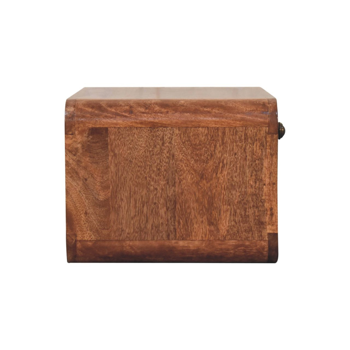 Big Sur Honey Curved 1 Drawer Nightstand