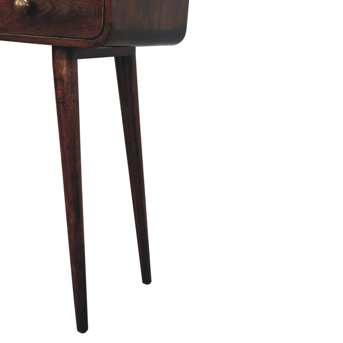 Nashville Walnut Curved Entryway Table