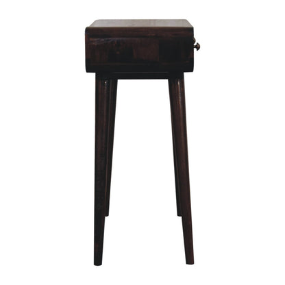 Nashville Walnut Curved Entryway Table