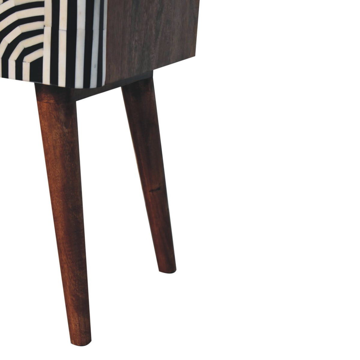 Marfa Honey Bone Inlay 2 Drawer Nightstand