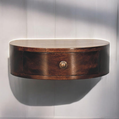 Montecito Walnut Floating Nightstand