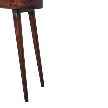 Small Albion Walnut 1 Drawer Slim Console