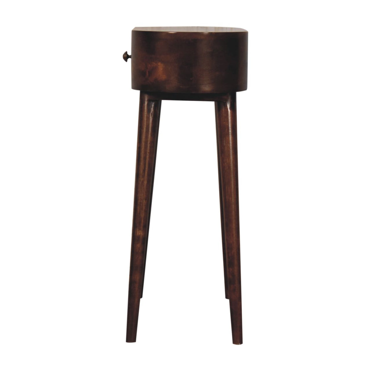 Small Albion Walnut 1 Drawer Slim Console