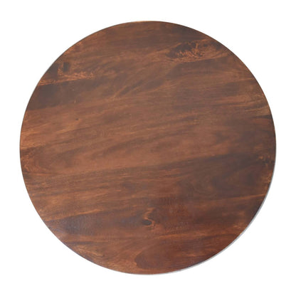 Orbison Walnut Round Ball Feet Coffee Table